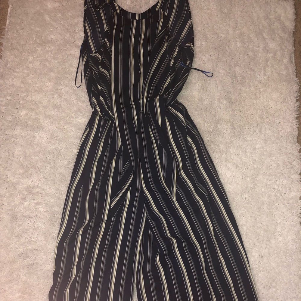 Striped jumpsuit